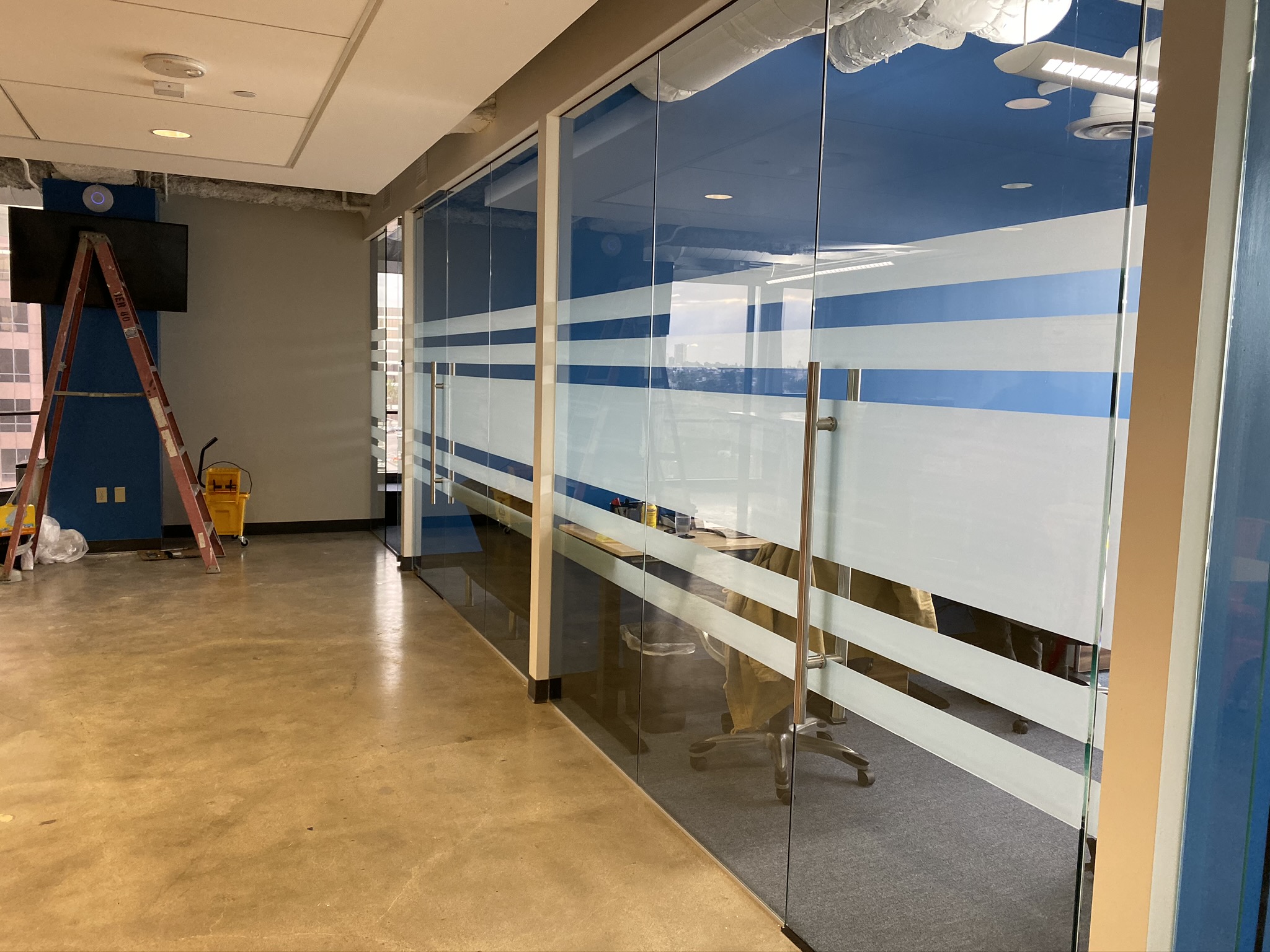 commercial office space window film