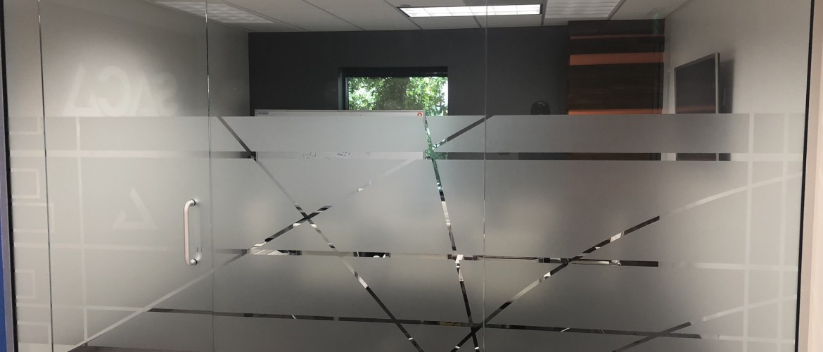 white frost film for office