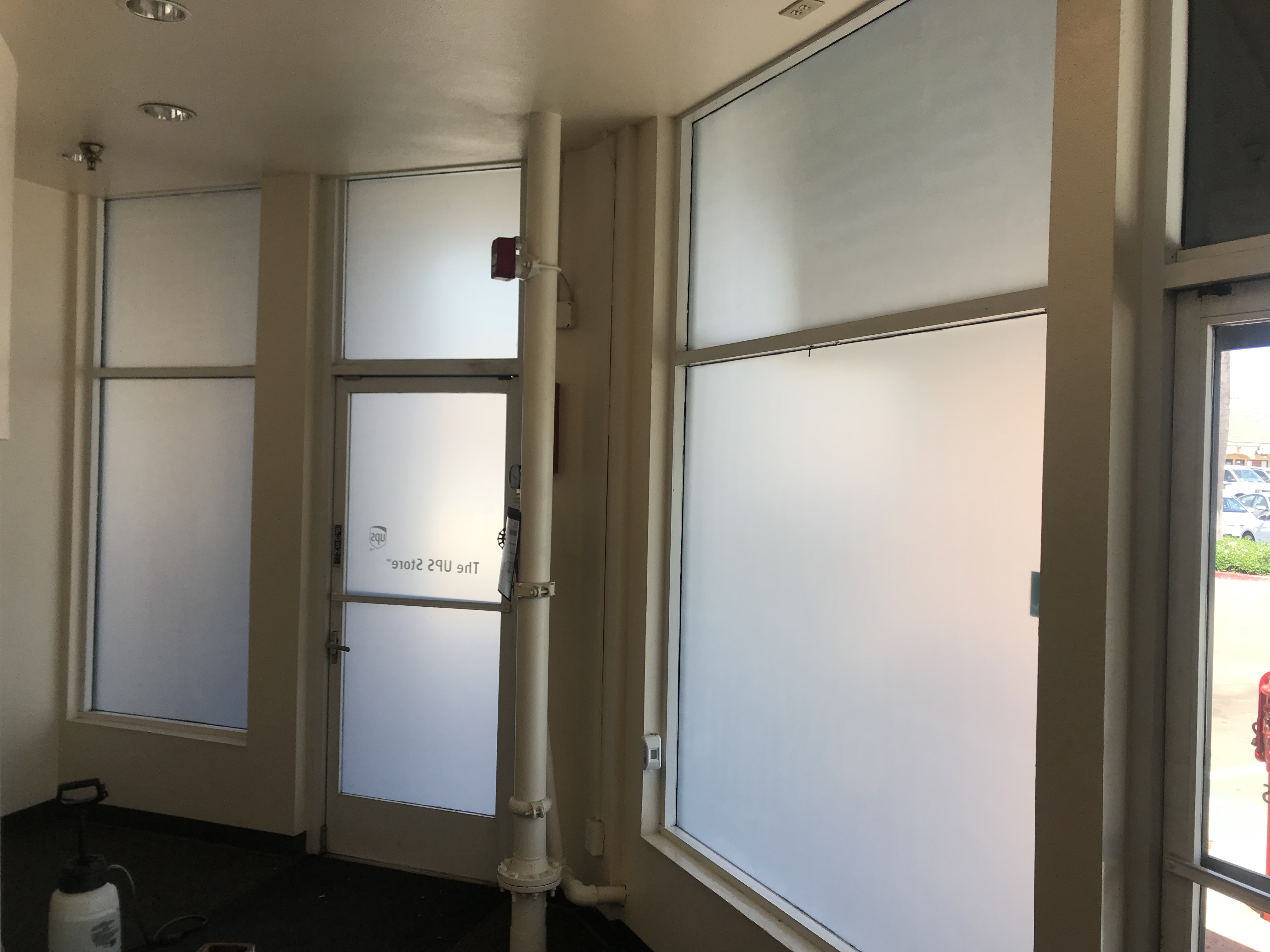 white frost film, privacy film, commercial film, 3m window film, best window tint shop