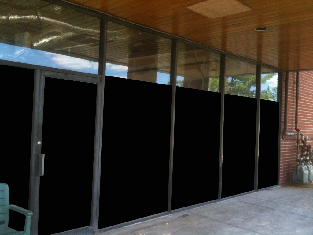 Blackout window film