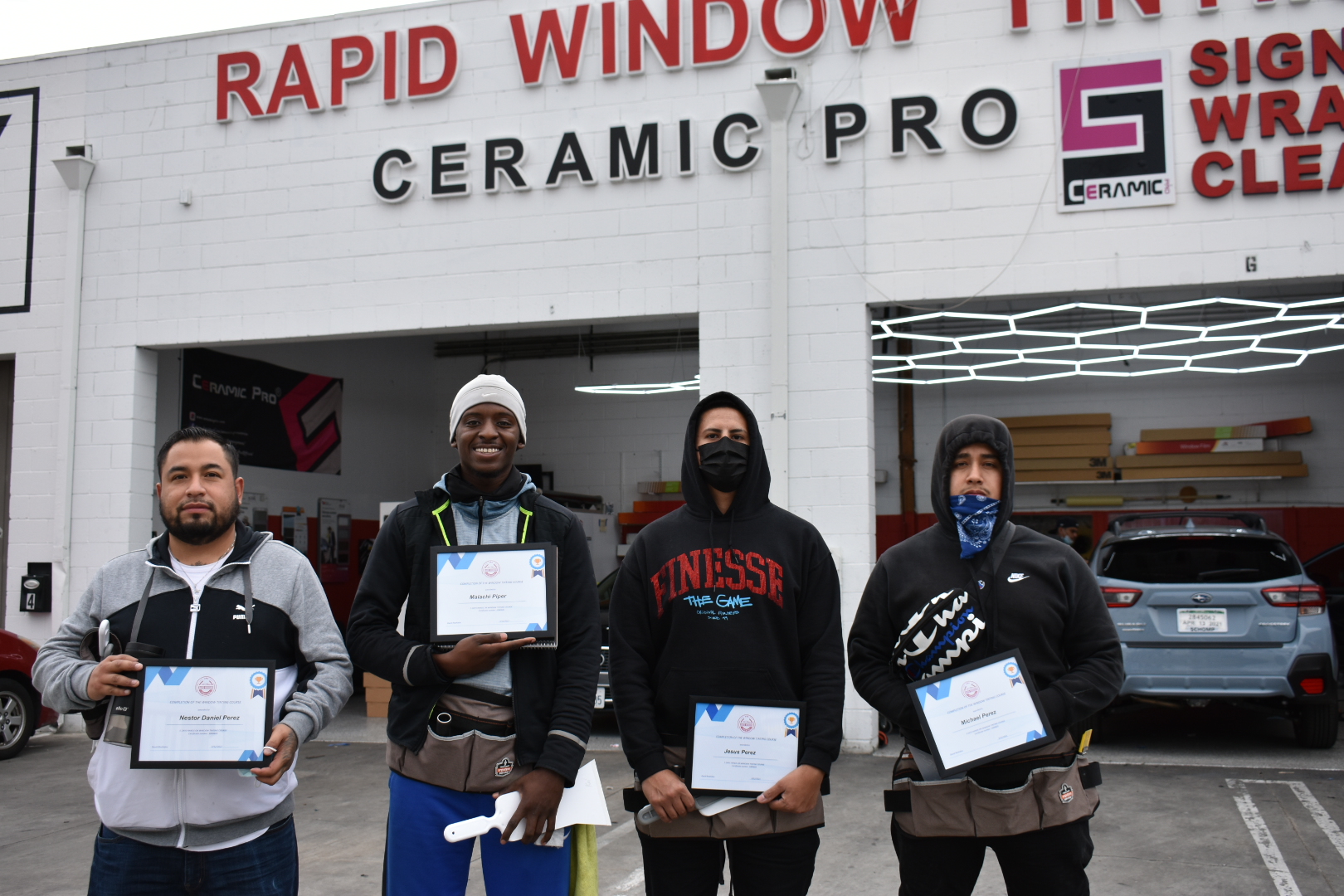 hands on window tint school, window tint school, vinyl wrap school