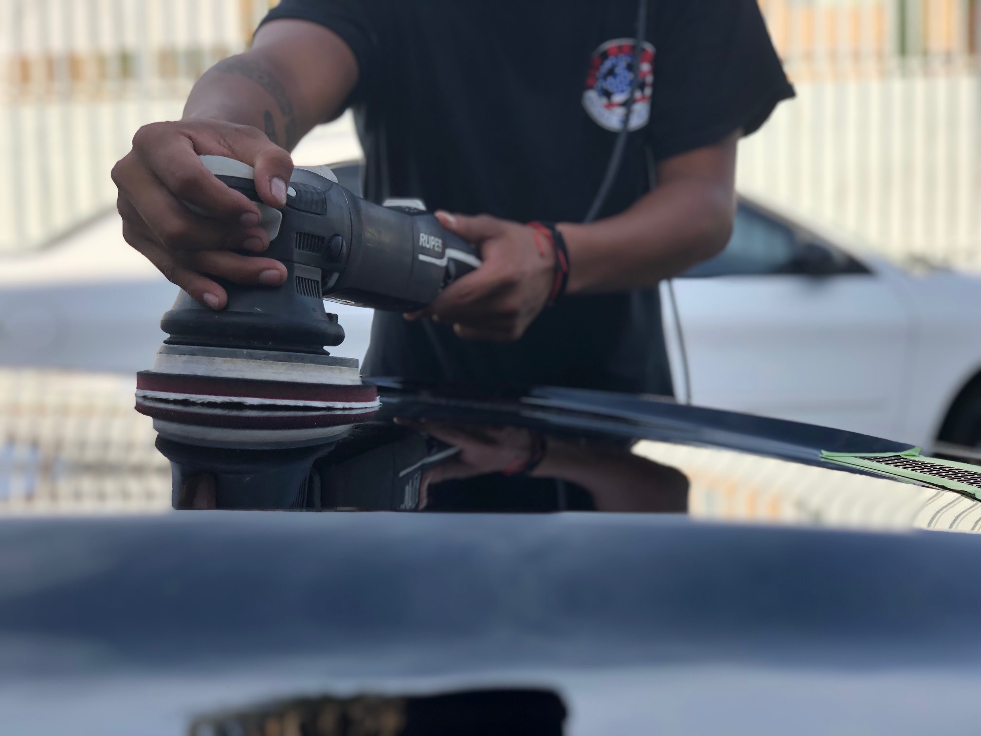 3. Polishing Polish should be done before PPF installation, as it helps to restore car paint that has lost its shine due to oxidation. Polishing helps to eliminate surface scratches, swirls, oxidation, dirt, and other minor imperfections.  Most new cars require minor polishing, which is included. However, if car paint requires 2 or 3 stage paint correction, its extra.  